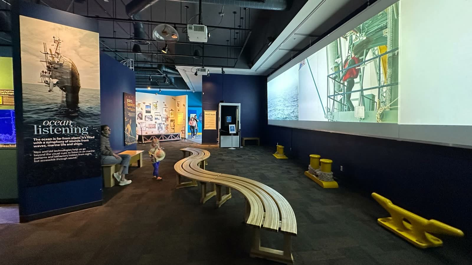Ocean Listening gallery at Birch Aquarium